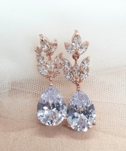 aretes alena rosa