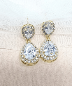 aretes arlette dorado