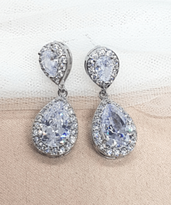 aretes arlette plata