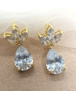 aretes ashley dorado