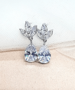 aretes ashley plata