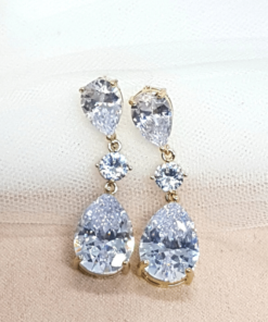 aretes aurora dorado