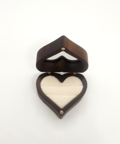 Caja de argollas corazon