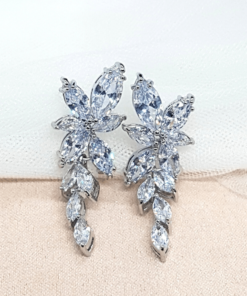 aretes cassandra plata