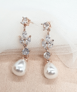 aretes constanza rosa