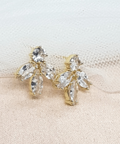 aretes melinda dorado