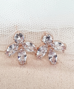 aretes melinda rosa