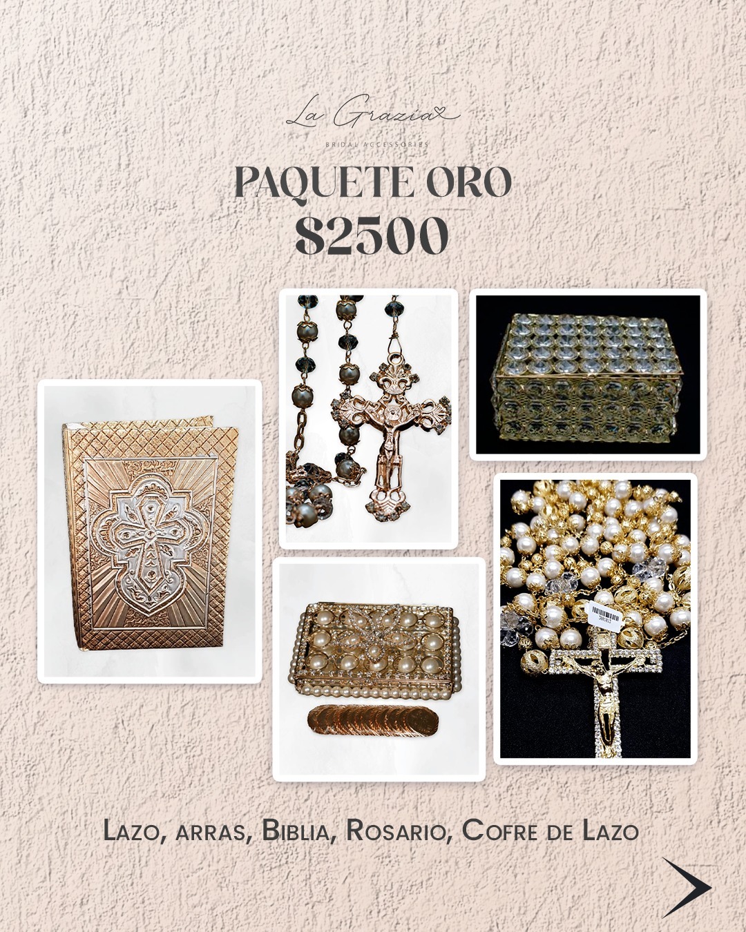 Paquete completo dorado